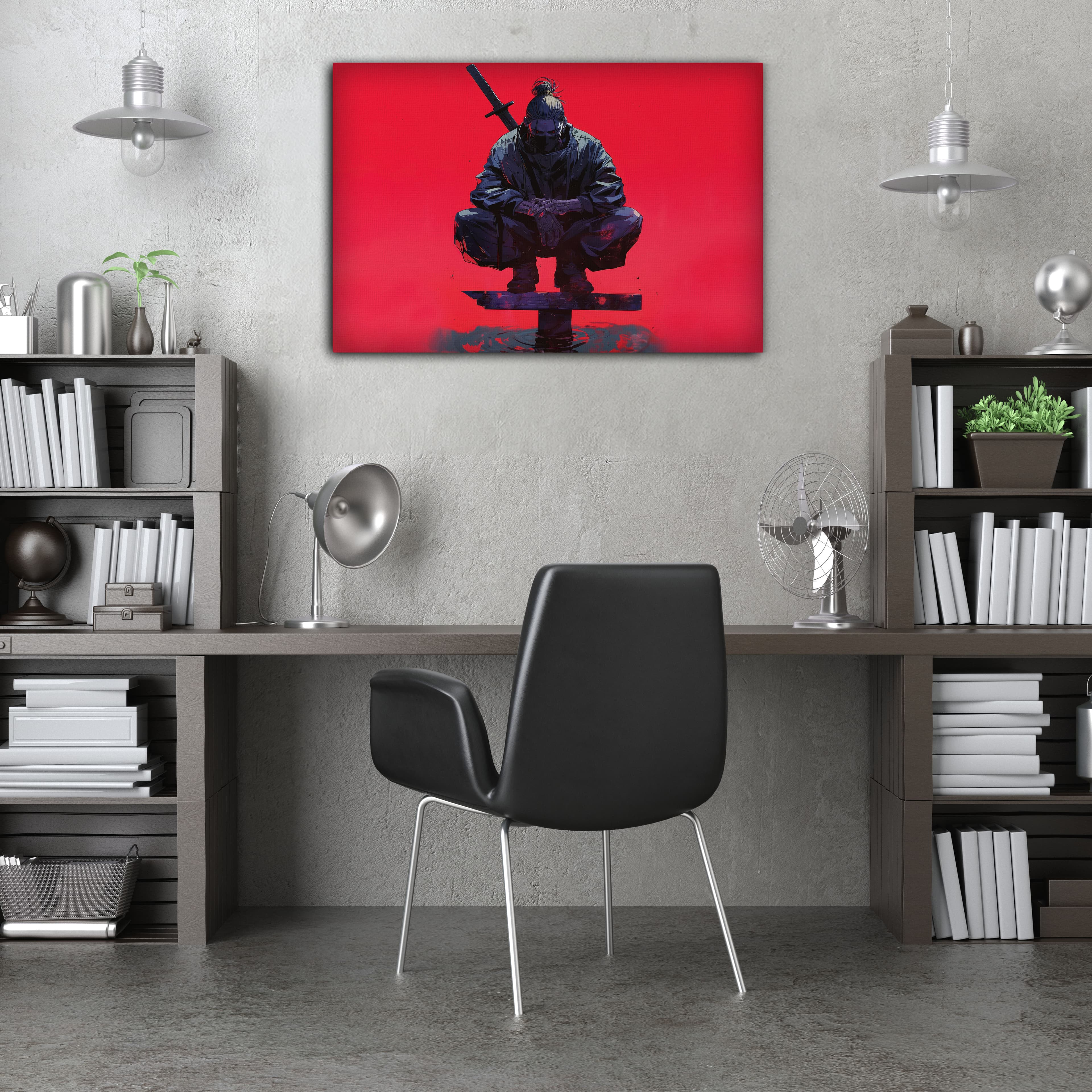 Ninja Dijital Sanat Kanvas Tablo